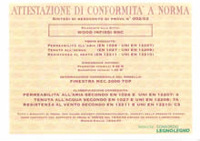 Certificazione serie Mec 2000 Top